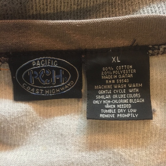 Pacific coastal highway PCH grey thermal shirt XL - Picture 8 of 8